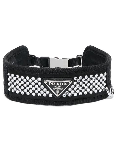 collar prada para perro|farfetch Prada dog collars.